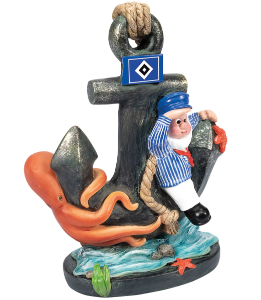 Hamburger SV - HSV Gartenzwerg "Anker"